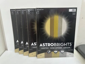Astrobrights Cardstock 8-1/2 x 11 Inches Assorted Naturals, 50 Sheets each (5PK) - Picture 1 of 4