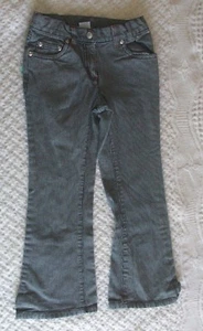 Gymboree 6 Girls Jeans EUC Pinstripe Prep School adjustable retired HTF Rare - Picture 1 of 1
