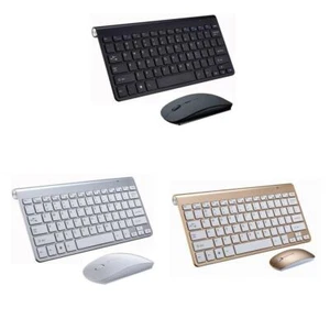 Ergonomic Wireless Keyboard & Mouse Combo for Windows PC Mac Apple Computer - Picture 1 of 7