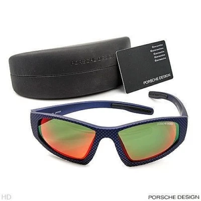 Gafas de sol Porsche Design unisex hechas en Japón azul espejo, modelo P3005-D. Nuevas Foto 1 de 2