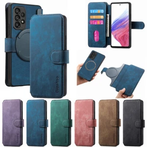 For Samsung A53 A52 A51 A13 A12 Removable Magnetic Leather Wallet Case Cover - Picture 1 of 43