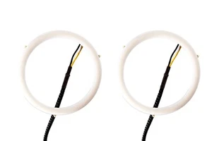 Diode Dynamics 90mm HD LED Halos (Pair) w/ Butyle Sealant 12-19 Fiat 500 Models - Picture 1 of 5