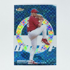 2005 Finest X-Fractors Blue Randy Wolf  SN150  #114 Philadelphia Phillies