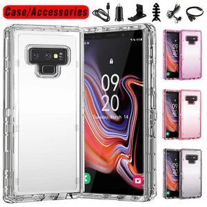 For Samsung Galaxy Note 9 Rugged Transparent Case Clear Phone Cover Accessories - Picture 1 of 36