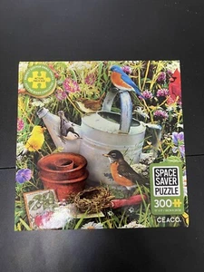 Ceaco - Space Saver - Garden Birds - 300 Piece Jigsaw Puzzle New/Open Box - Picture 1 of 6