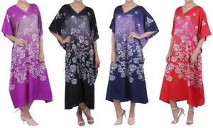 Kaftan Tunic Beach Cover Up Maxi Dress Sleepwear Embellished Kimonos [K134F UK]