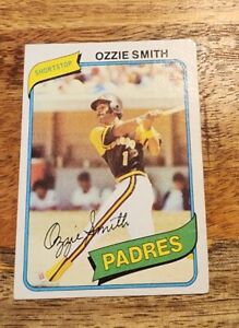 1980 Topps #393 Ozzie Smith! See scans.