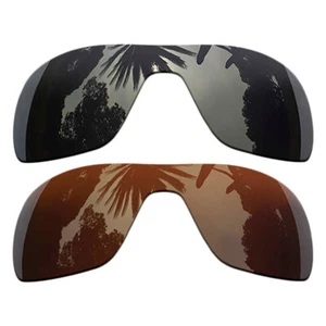 Black&Brown Replacement Lenses for-Oakley Turbine Rotor OO9307 Polarized - Imagen 1 de 6