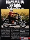 Yamaha SR 500 1980 Original Advertising