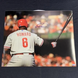 Ryan Howard Philadelphia Phillies 16x20 Photo Signed AUTO Steiner - Picture 1 of 3