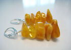 Massive Natural Yellow Baltic Amber Earring 10 Gr !!!