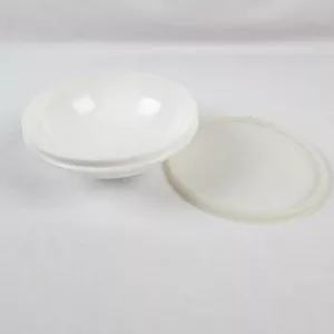 Vintage Tupperware White 5 1/2" Replacement Dip and Serve Bowl with Lid #491 - Picture 1 of 9