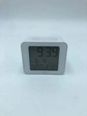 Hama Funkwecker digital, Reisewecker mit Licht, Thermometer, weiß - Bild 1 von 4