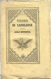 Pensieri di Napoleone intorno alla Divinità  - Torino 1843 1^ Edz.  Magnaghi - Picture 1 of 2