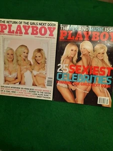 2006 and 2008 Playboy Magazine (Lot of 2) Girls Next Door - Picture 1 of 3