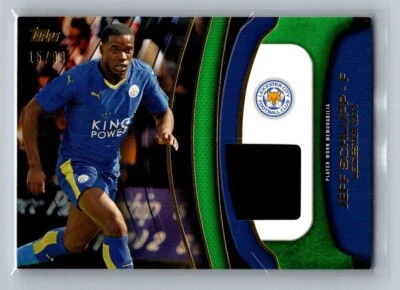 2015-16 Topps Premier 金色橄榄球纤维遗物绿色 #FF-JSC Jeff Schlupp /99 — 第 1/2 张图片