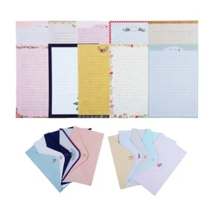 6Pcs Letter Paper 3Pcs Envelopes for Thankgiving Christmas Party Personal Mail - Picture 1 of 64