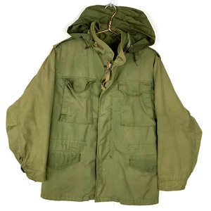 Chaqueta De Colección Militar de EE. UU. OG-107 M-65 Talla Pequeña Verde Hecha en Estados Unidos Cremallera Completa - Imagen 1 de 6