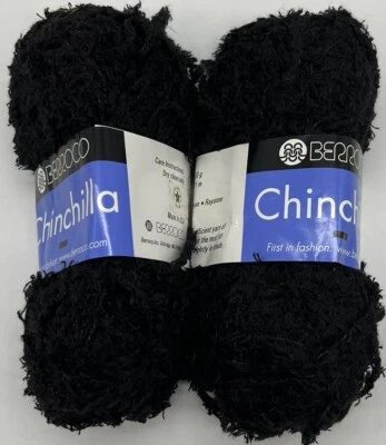 Berroco Chinchilla Yarn "Black"  2 Skeins #943 - Image 1 of 2