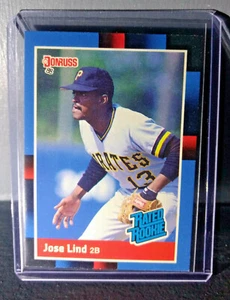 Tarjeta de béisbol José Lind Donruss 1988 clasificación novato #38 - Imagen 1 de 2