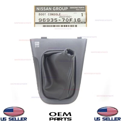 1994-1998 240SX Genuine Nissan 96935-70F16 OEM 5 Speed Manual Shift Boot Console - Image 1 of 4