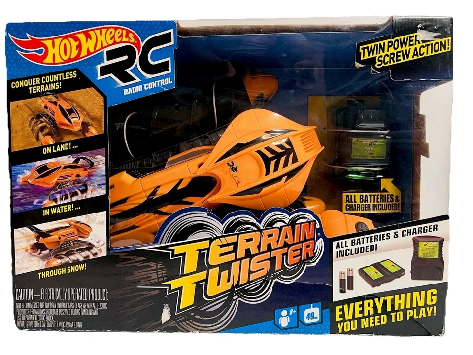 Orange Hot Wheels RC Terrain Twister 49mhz Model DLK74