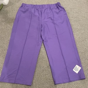 Neu mit Etikett Asos Design Curve Damenhose 22 lila elastischer Bund maßgeschneiderte Hose - Bild 1 von 8