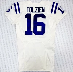 Scott Tolzien Game Issued Jersey 2017 Indianapolis Colts QB Metabilia Certified - Picture 1 of 3