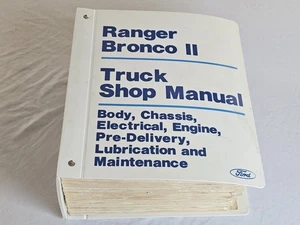 Ford Ranger Bronco II Truck Shop Manual Mechanic Garage Must Have Vtg 1985 - Picture 1 of 5