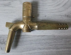 Brass Beer Barrel Tap Spigot Vintage 6 X 5 Inches Brewerania - Picture 1 of 17