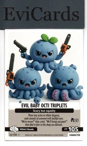 Trillizos Evil Baby Octi - Nº 32/150 - Base - Rojo Cerebral Italiano - Imagen 1 de 1