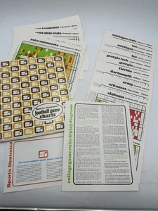 Sports Illustrated Football Game Charts 32 Teams Orig. Folder Complete Lot VGUC - Picture 1 of 20