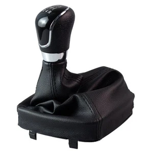 Practical 5 Speed Gearshift Knob Replacement for Ford Focus with Leather Cover - Picture 1 of 9