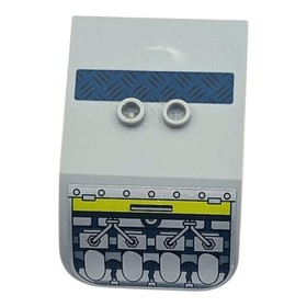 LEGO Light Grey Door 54097PB03 Agents Vehicle Set 8633