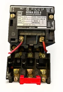 NEU! 8536SBG2S Square D Nema Größe 0 Motorstarter 120V Spule. KOSTENLOSER VERSAND!   G7 - Bild 1 von 4