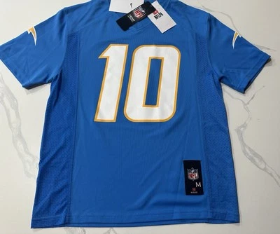 Camiseta deportiva juvenil Justin Herbert de Los Angeles Chargers (mediana 10-12) se vende por $60 Foto 1 de 4