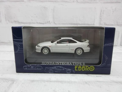 1:43 EBBRO Honda Integra Type R DC2 B18C VTEC White Model Car CH - Image 1 of 4