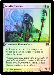 MTG FOIL Samite Healer  - 9th Edition #039 - Picture 1 of 1