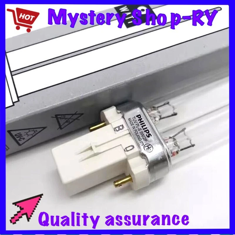 TUV PL-S 9w Single Tube 2-pin G23 Compact UVC Germicidal lamp UV light Philips - Image 1 of 4