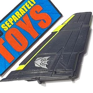 Transformers Movie Overcast LEFT WING fin accessory 2007 original part B - Picture 1 of 9