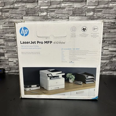 HP LaserJet Pro MFP 4101fdw Wireless Printer (2Z619F) - Image 1 of 3
