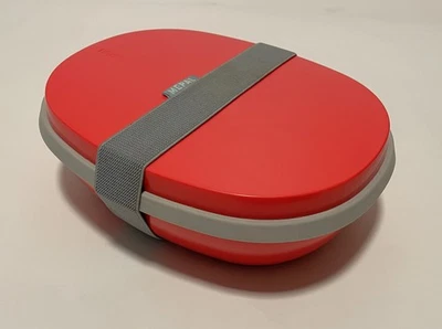 Lunchbox ROSTI MEPAL Ellipse Duo Nordic Red 1,4l 2-teilig To Go Frühstück Reise - Bild 1 von 4