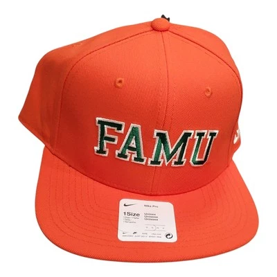Gorra gorra Florida A&M FAMU Rattlers Nike Pro Snapback. Tamaño ajustable. Foto 1 de 4
