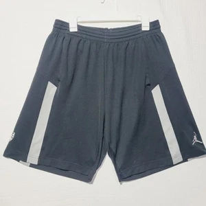 Jordan Nike Herren XL X-Large schwarz Basketball Shorts Fronttaschen grau Muster - Bild 1 von 6
