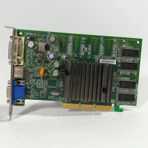 NVIDIA GeForce FX 5200 128MB DDR AGP Graphics Card VGA DVI S-Video Retro Gaming - Picture 1 of 6