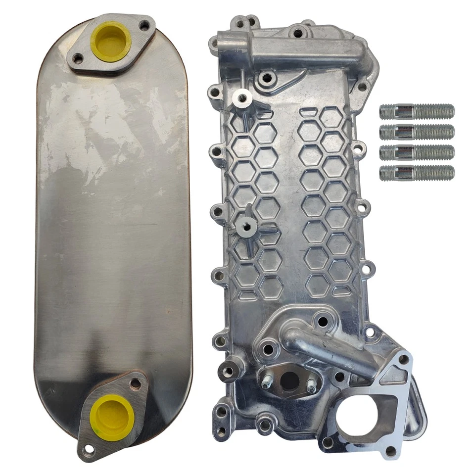 For ISUZU NPR NPR-HD NQR NRR 4HK1 4HE1 4.8L 5.2L 1998-2010 Oil Cooler - Image 1 of 4