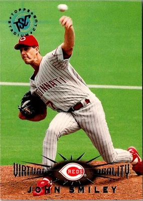 1995 Stadium Club Virtual Reality Members Only John Smiley #214 Cincinnati Reds - Image 1 of 2