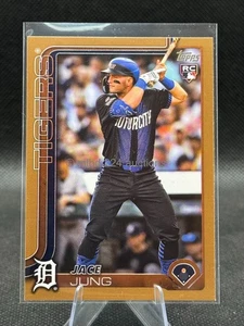 2025 TOPPS MLB Series 1 - Jace Jung /2025 Gold #80 Detroit Tigers RC - Picture 1 of 2