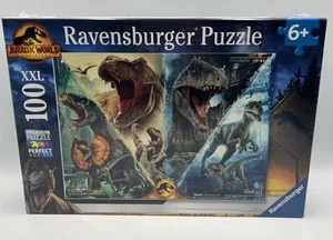 Jurassic World Jigsaw Puzzle Ravensburger 100 XXL Piece Age 6+ New & Sealed - Picture 1 of 4