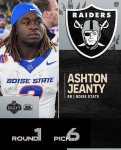 Ashton Jeanty Draft Day Collage Las Vegas Raiders 8x10 NFL Football Photo - Picture 1 of 1